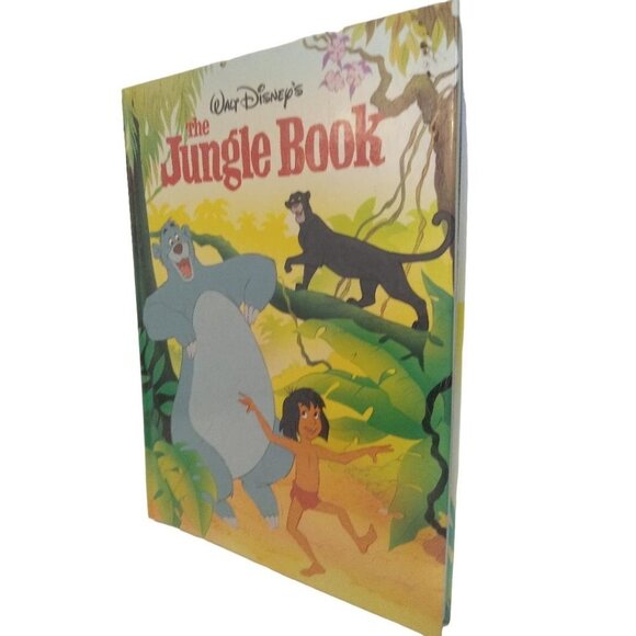 Walt Disneys Book The Jungle Book 1991 Hardcover 95 Pages With Tag - Picture 2 of 4
